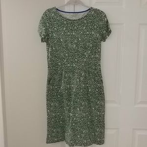 Boden Sz 8 Phoebe Dress Green Vine Print